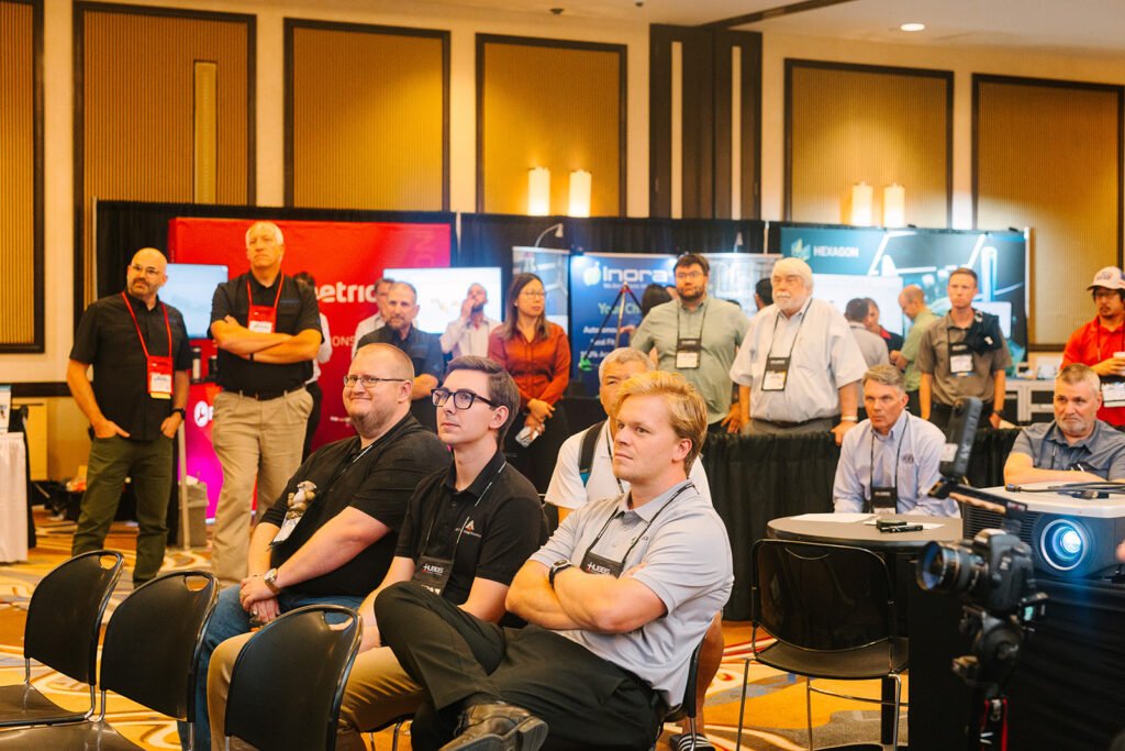 Attendees seated during a technical presentation at the Coordinate Metrology Society Conference